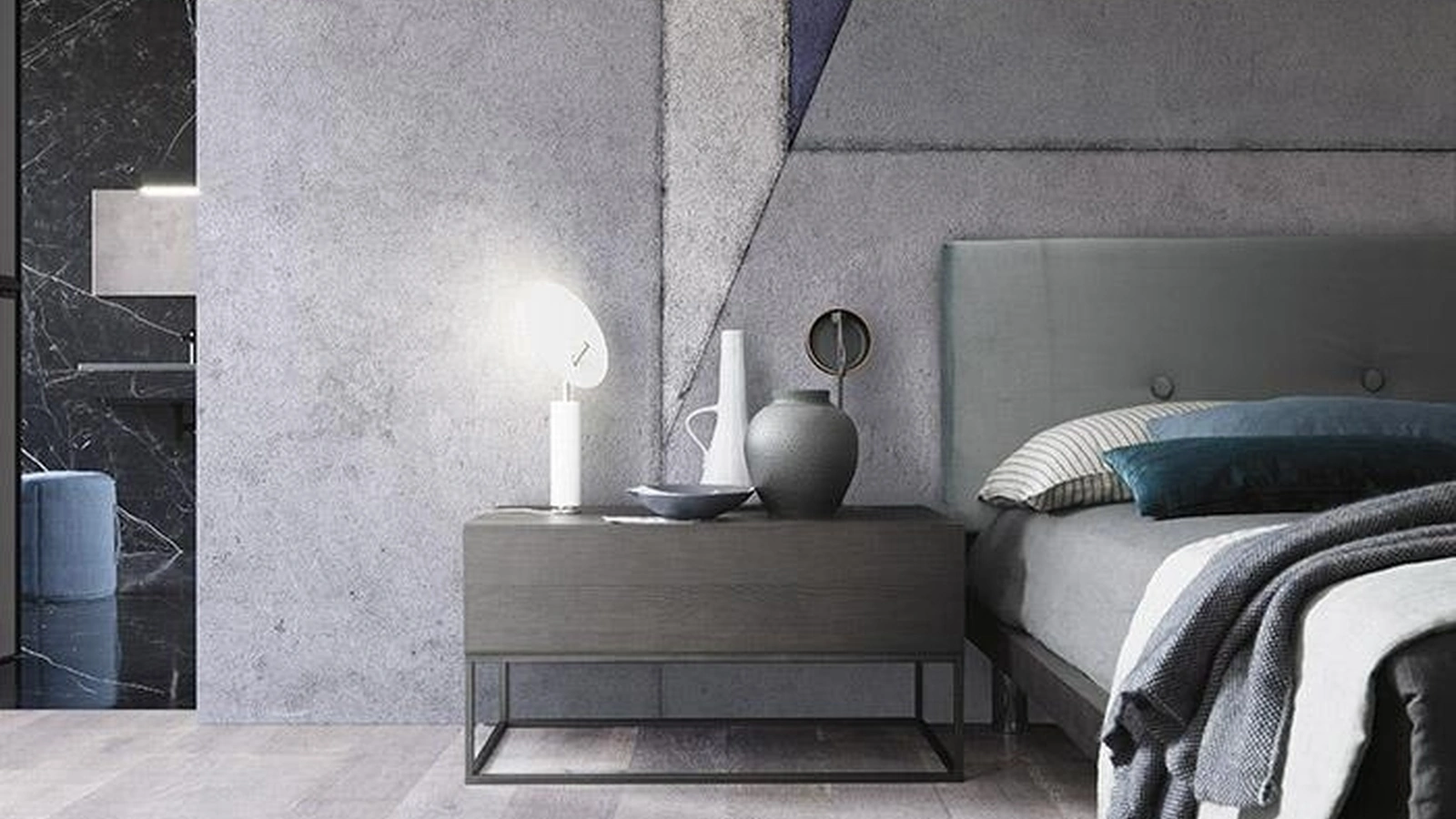 Comodino Cubo Frassino di Mobilgam