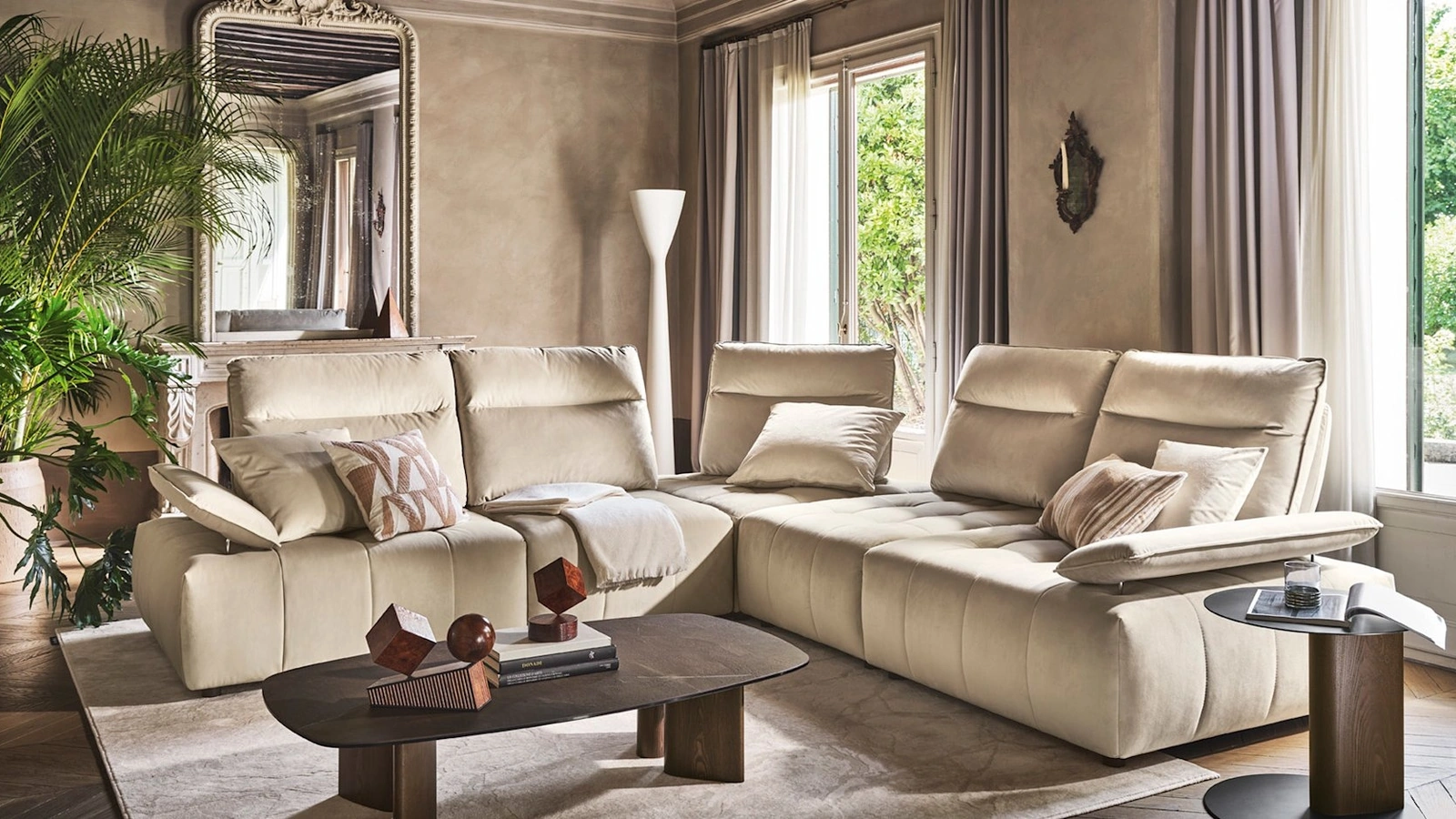 Divano angolare Equipe di Calligaris