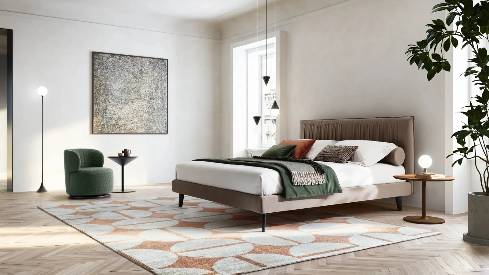 Letto imbottito Karen di Twils