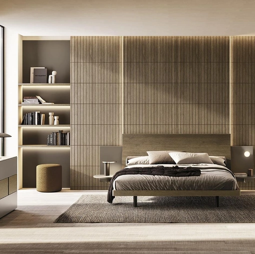 Letto in legno Silom Dreaming 07 di Mobilgam