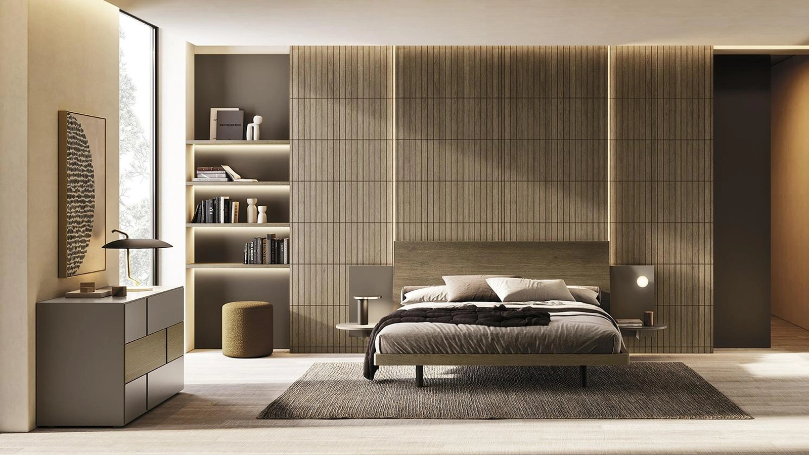 Letto in legno Silom Dreaming 07 di Mobilgam