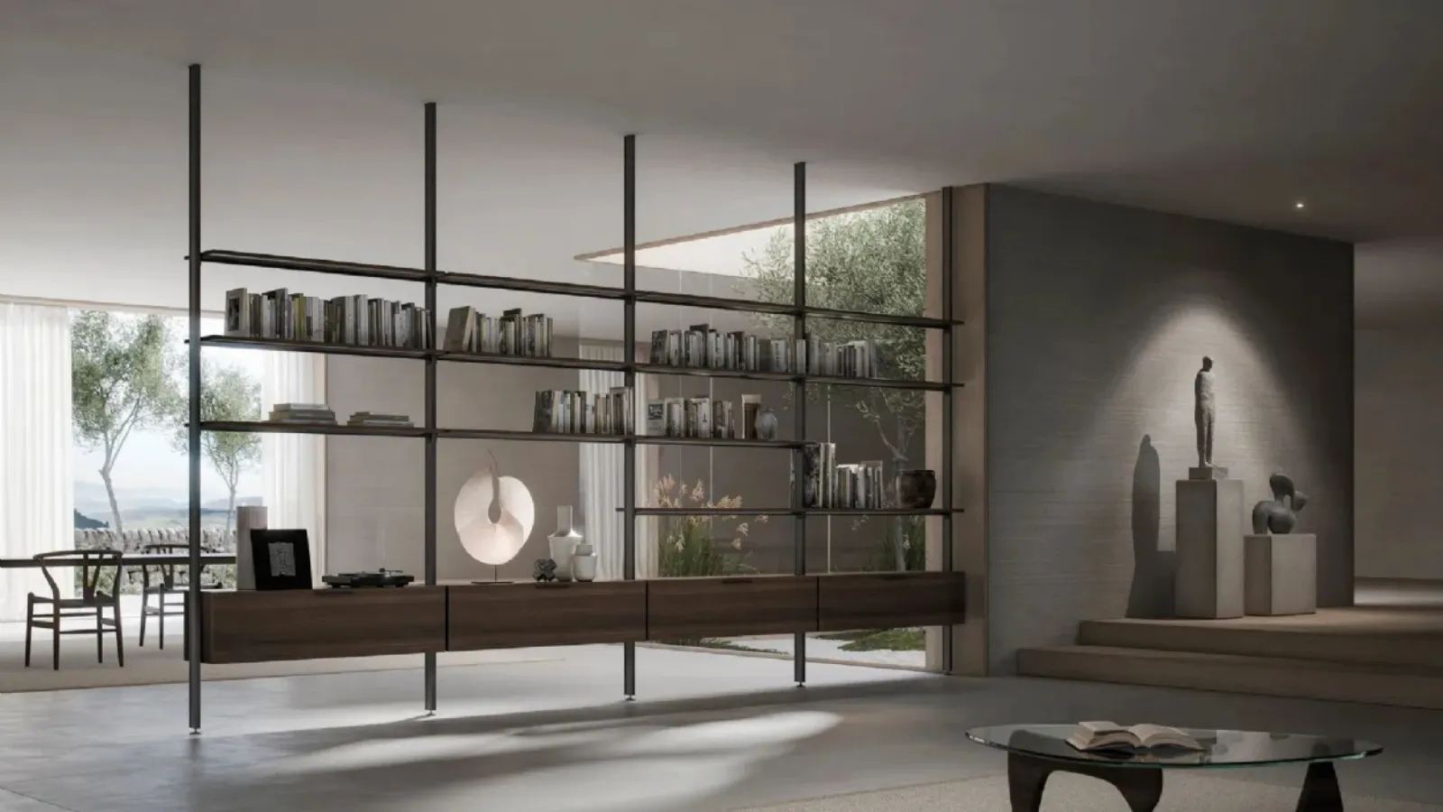 Libreria Karin a soffitto di Doal