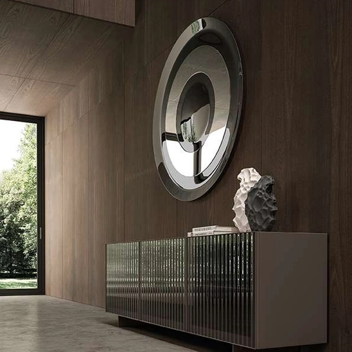 Madia Alfetta in vetro cannettato di Ozzio