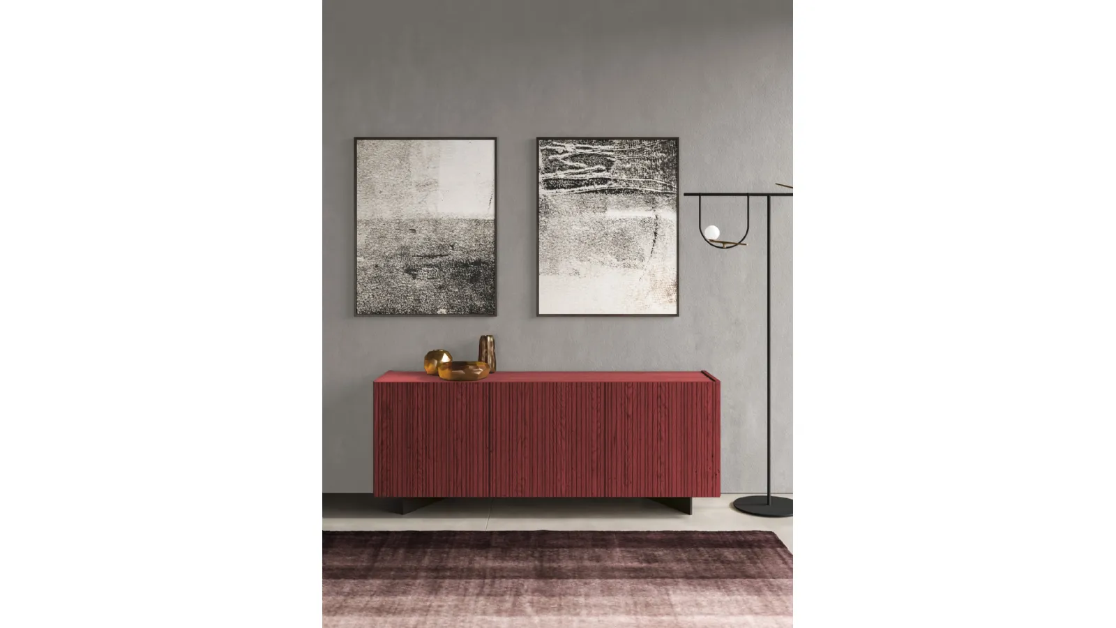 Madia Mizar in legno cannettato di FGF Mobili