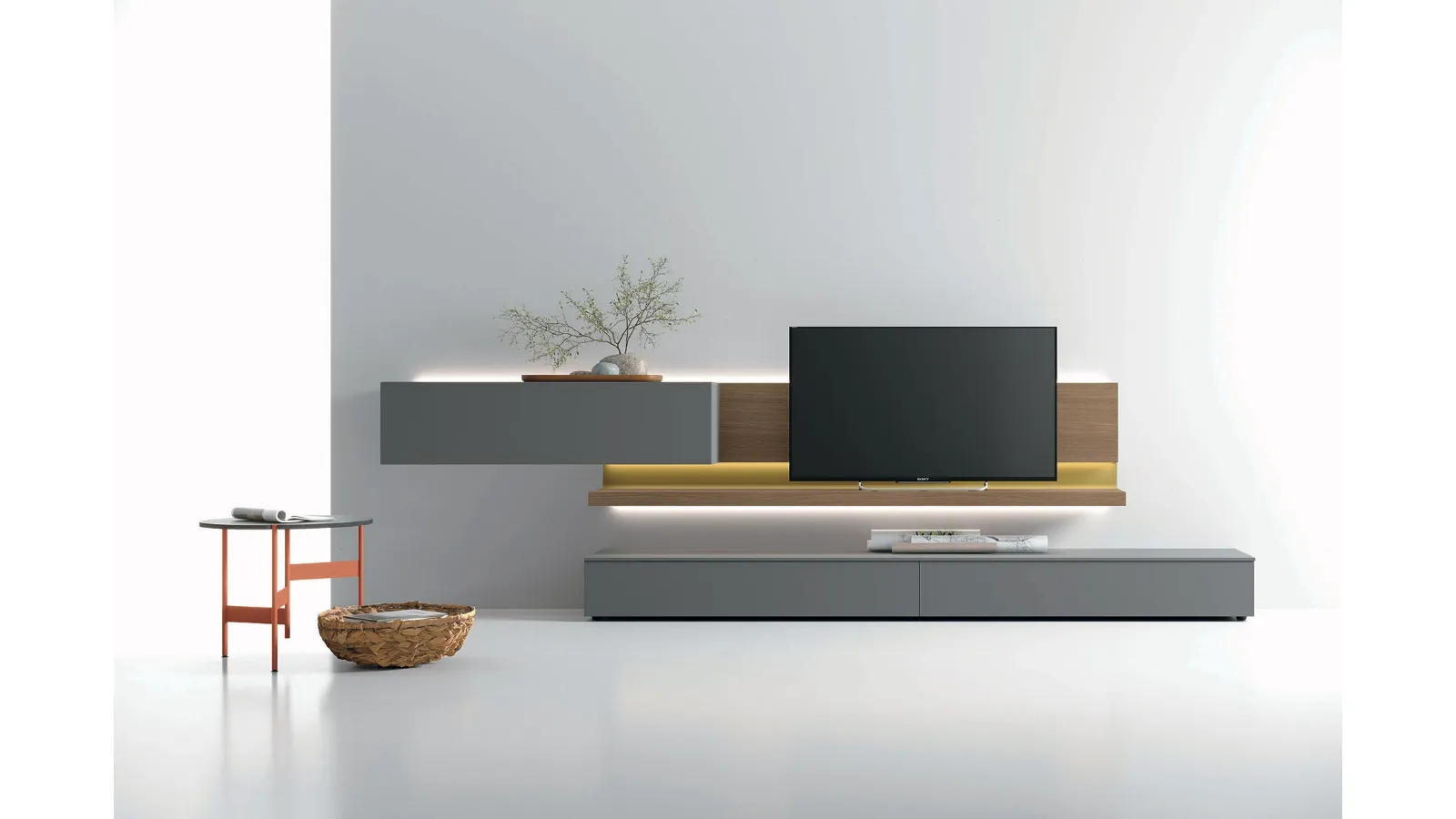 Mobile Porta Tv Atlante UNIT AT 142 di Tomasella