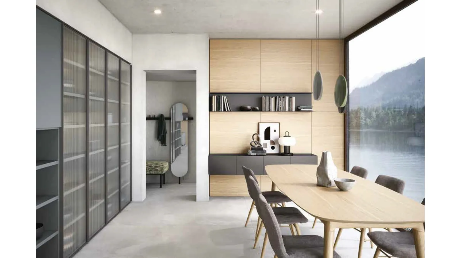 Mobile sospeso Box 12 Grigio di Novamobili