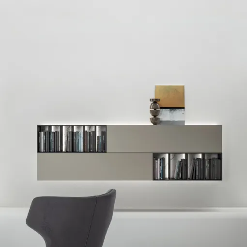 Mobile sospeso Wallover in laccato di Caccaro