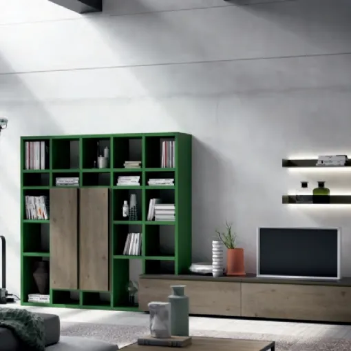 Parete Attrezzata Speed Up Comp 01 di Dall'Agnese