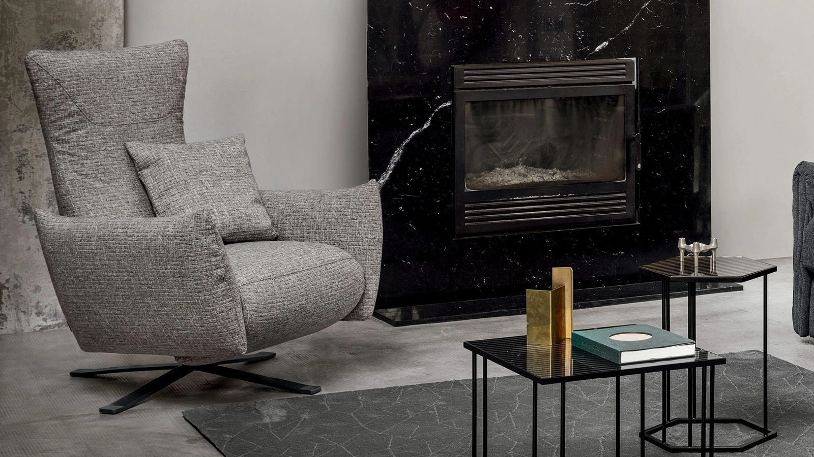 Poltrona Relax in tessuto Polse di Calligaris