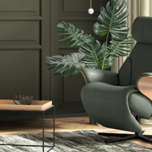 Poltrona in pelle Adam di Stressless