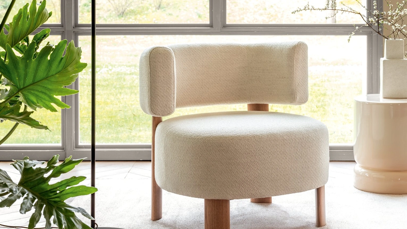 Poltroncina imbottita Glen di Calligaris
