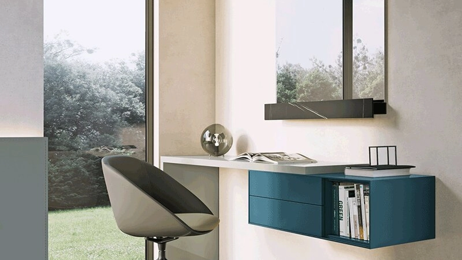 Poltroncina Le Mans con base girevole di Dall'Agnese