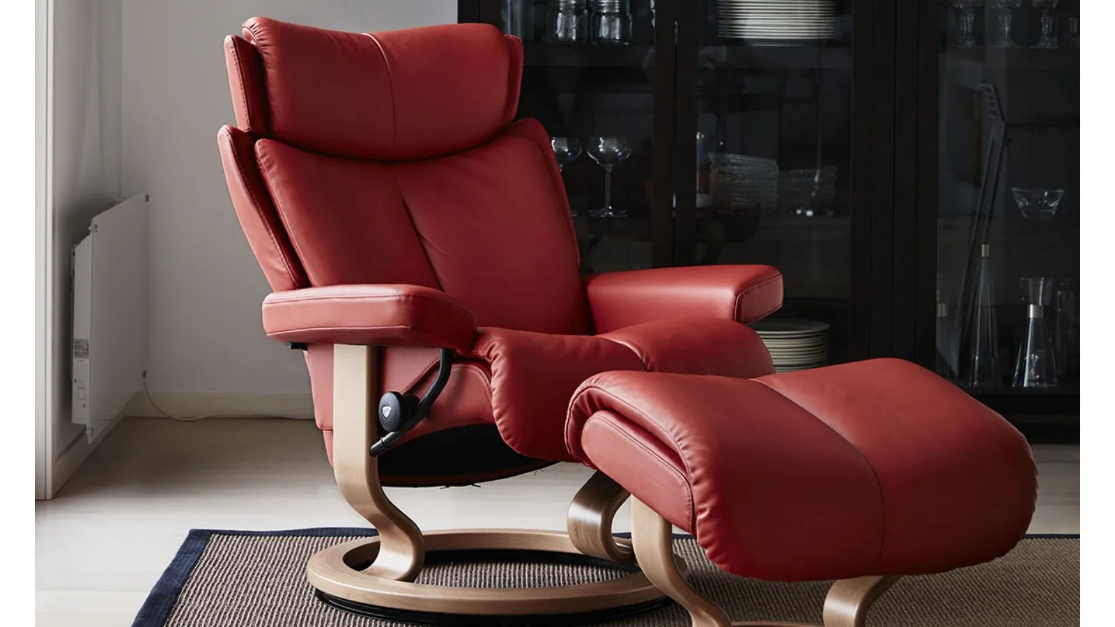Poltrona in pelle Magic di Stressless