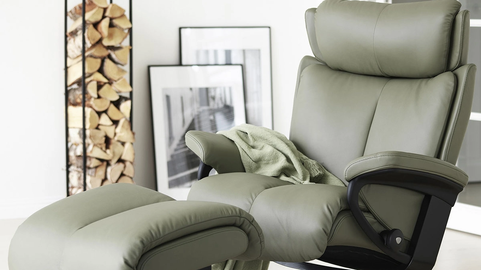 Poltrona in pelle Magic di Stressless