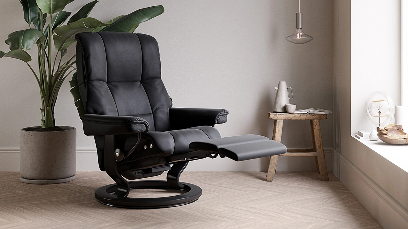 Poltrona in pelle Mayfair di Stressless