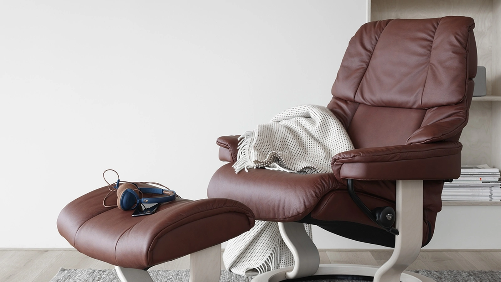 Poltrona in pelle Reno di Stressless
