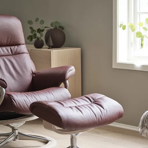 Poltrona in pelle Sunrise di Stressless