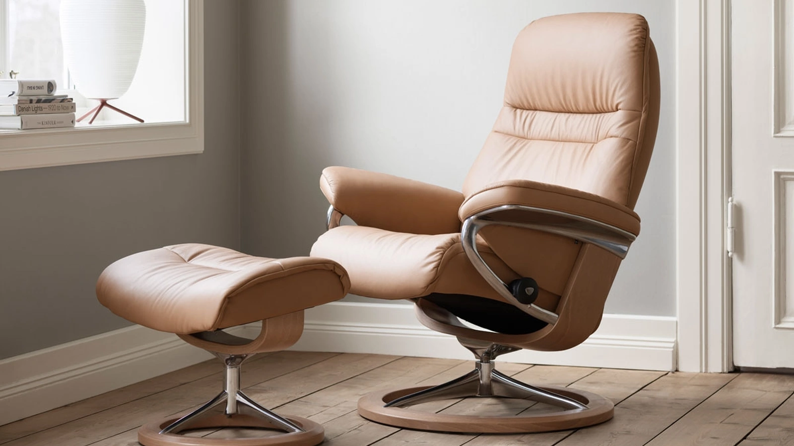 Poltrona in pelle Sunrise di Stressless
