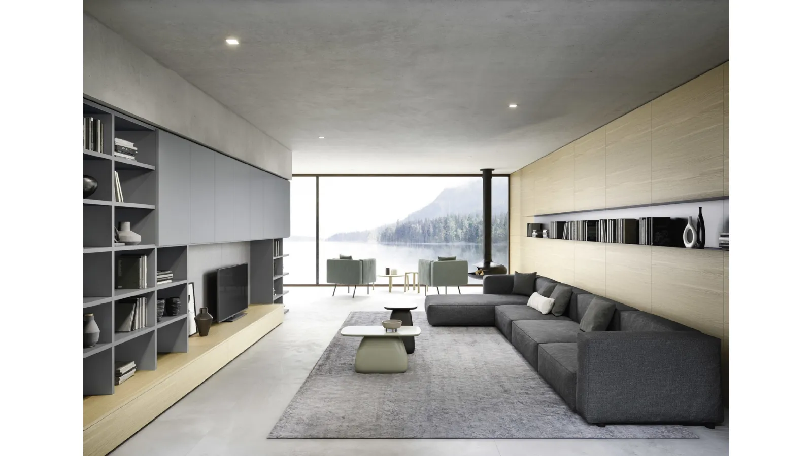 Divano con penisole Avenue di Novamobili