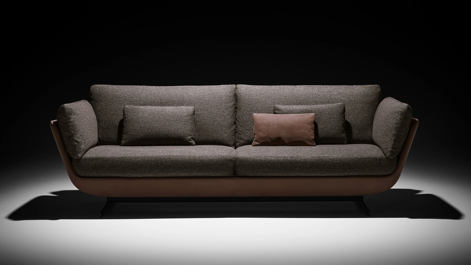 Divano lineare di design Biggie di Twils Lounge