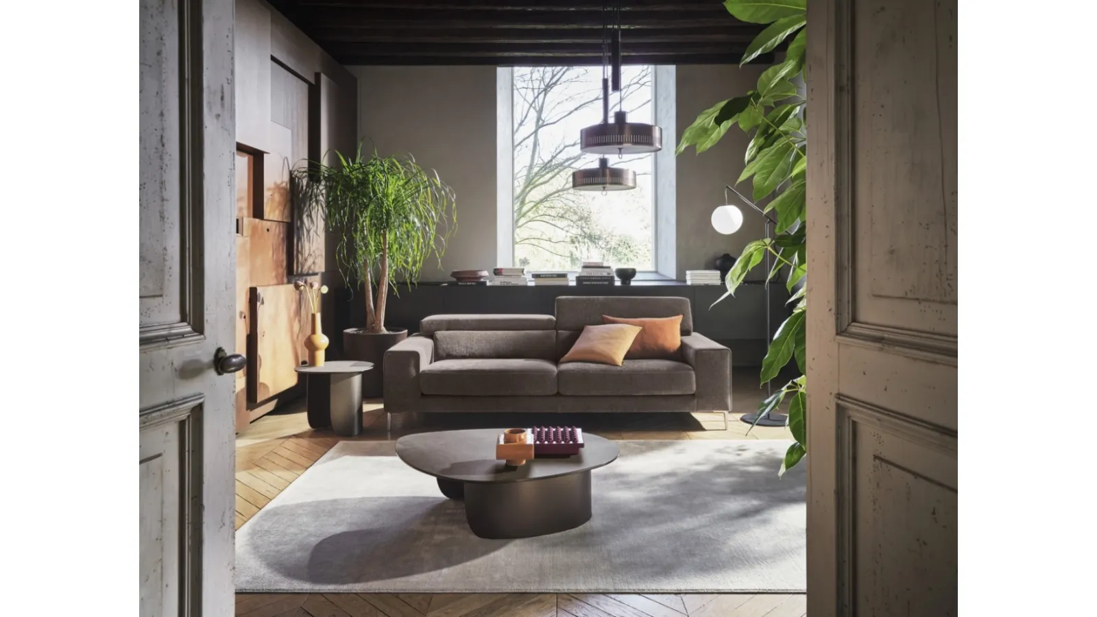 Divano lineare Edgar di Calligaris