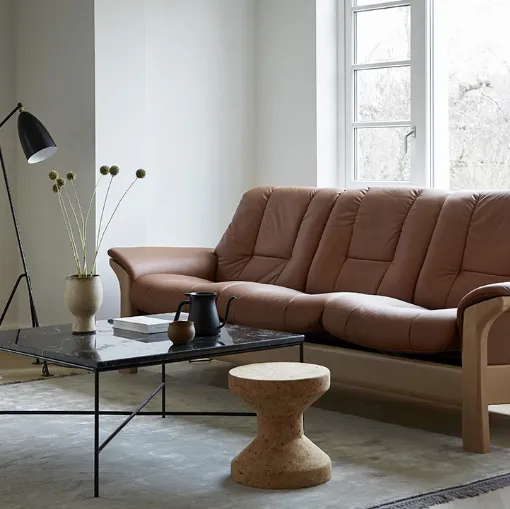 Salotto in pelle Buckingham Alto di Stressless