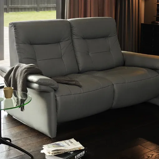 Divano relax lineare in pelle Mary di Stressless
