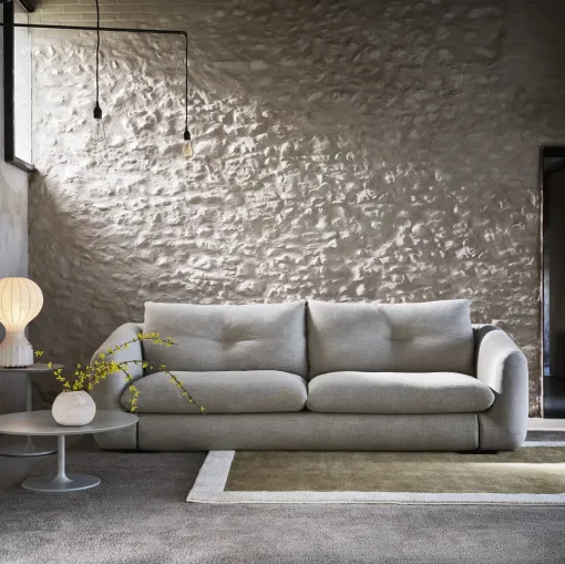 Divano lineare in tessuto Ascot di Twils Lounge