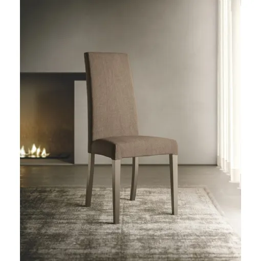 Sedia Adele in tessuto imbottito di Sedit