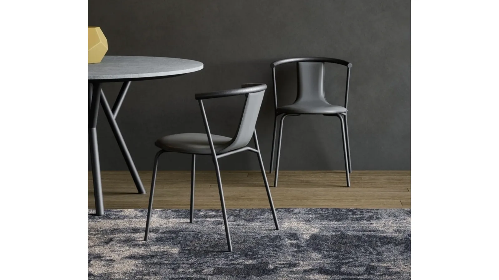 Sedia Agel Cuoio di Novamobili