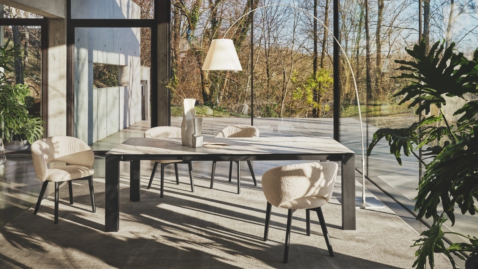 Sedia Anime in tessuto imbottito di Calligaris