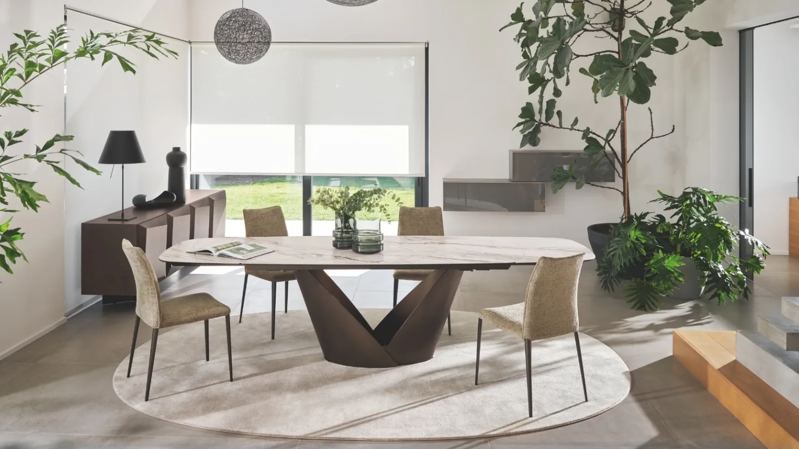 Sedia imbottita Fay di Calligaris