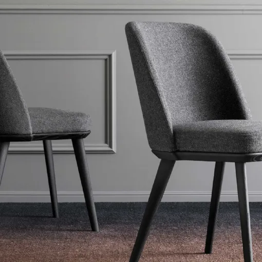 Sedia in tessuto Foyer di Calligaris
