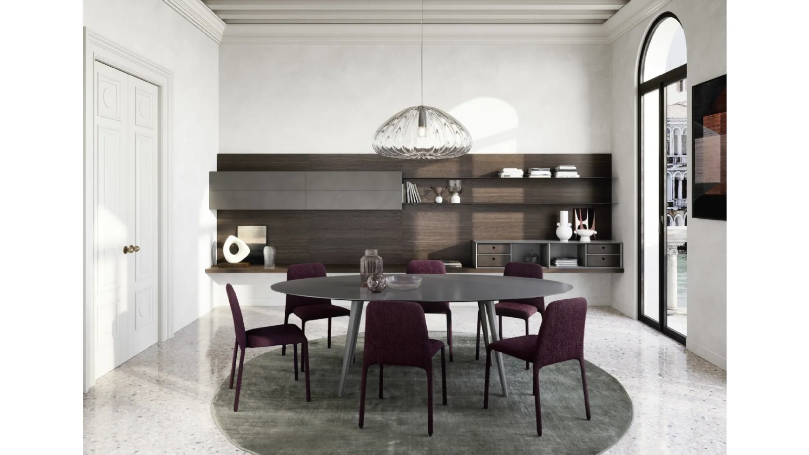 Sedia impilabile Time di Novamobili