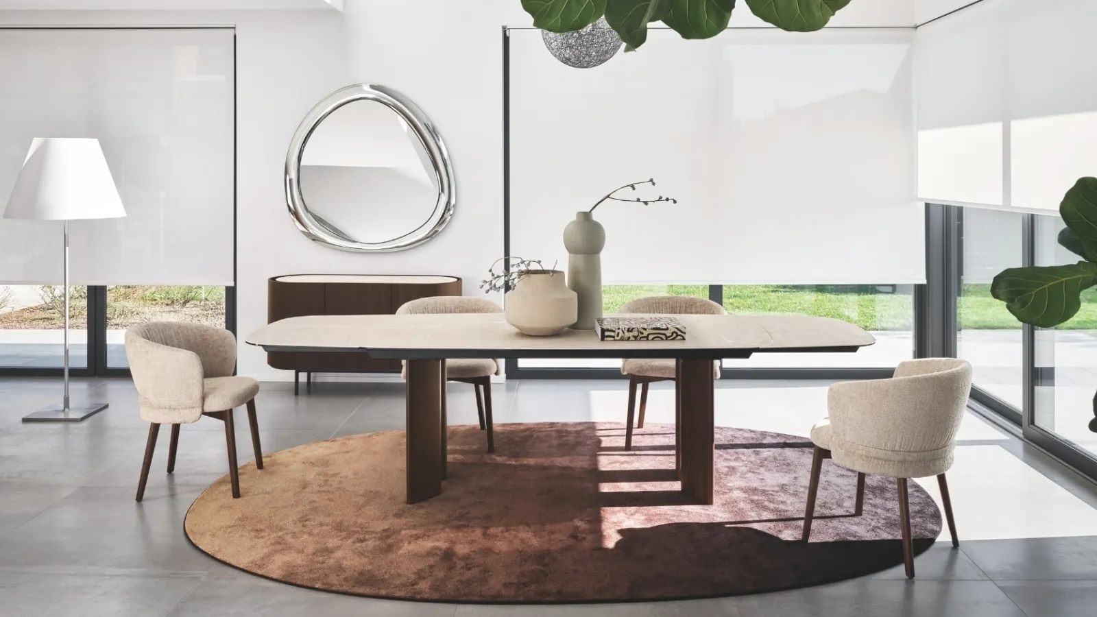 Sedia imbottita Vanilla di Calligaris