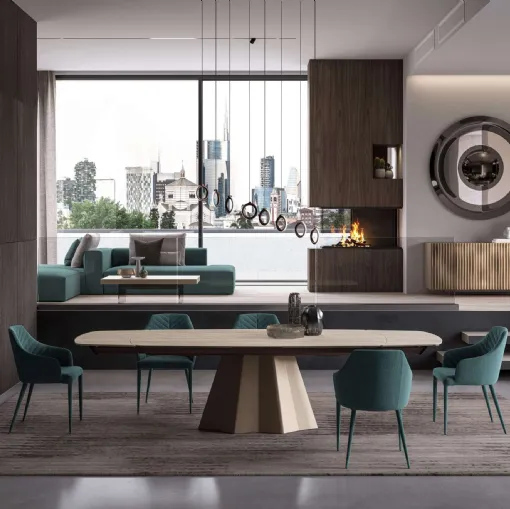 Tavolo allungabile Cupido di Ozzio