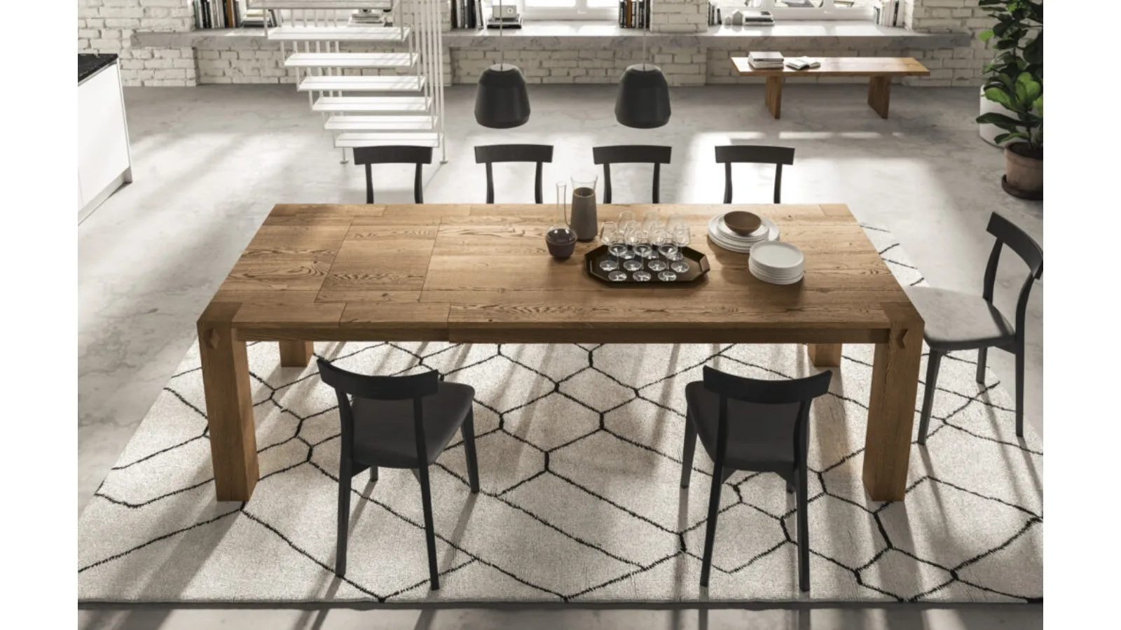 Tavolo New Square di FGF Mobili