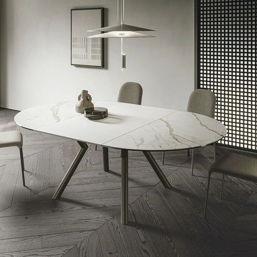 Tavolo rotondo allungabile Oliver di Sedit