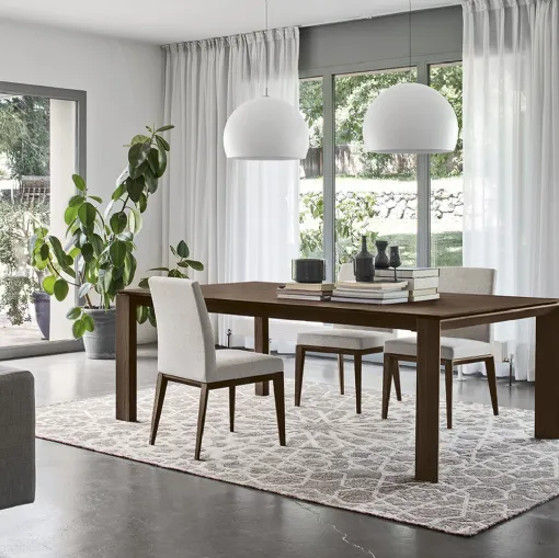 Tavolo allungabile Omnia in legno di Calligaris
