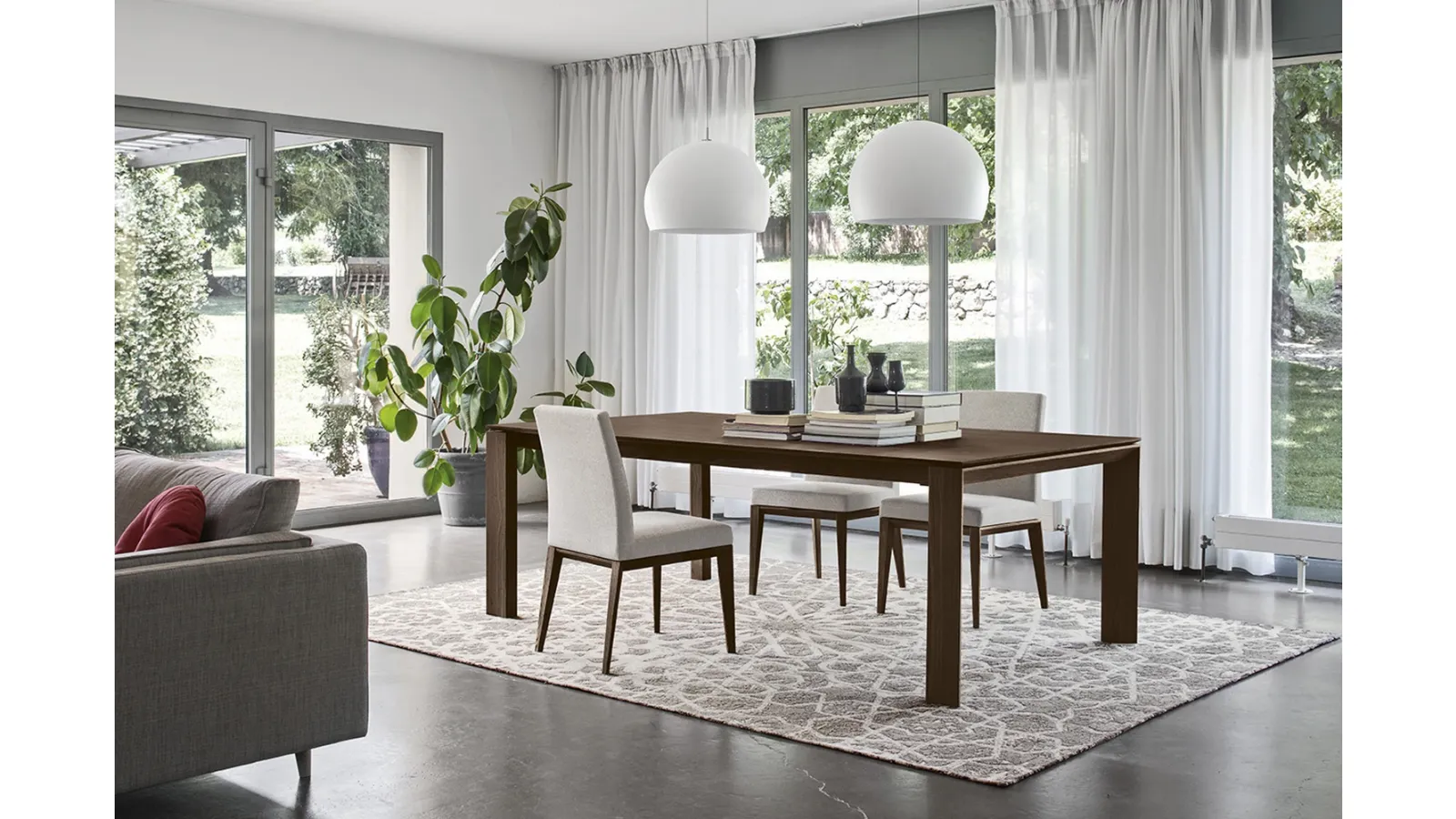 Tavolo allungabile Omnia in legno di Calligaris