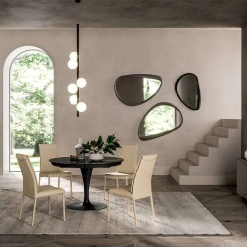 Tavolo rotondo allungabile Eclipse di Ozzio