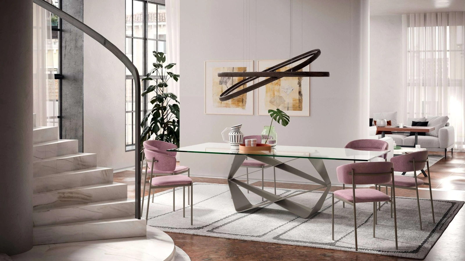 Tavolo scultura Gem di Ozzio