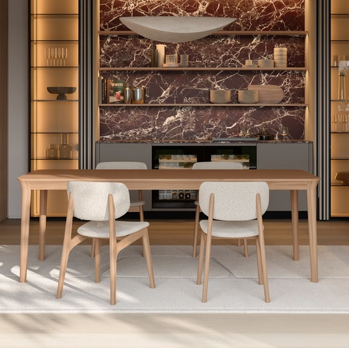 Tavolo Smooth in Rovere di Dall'Agnese