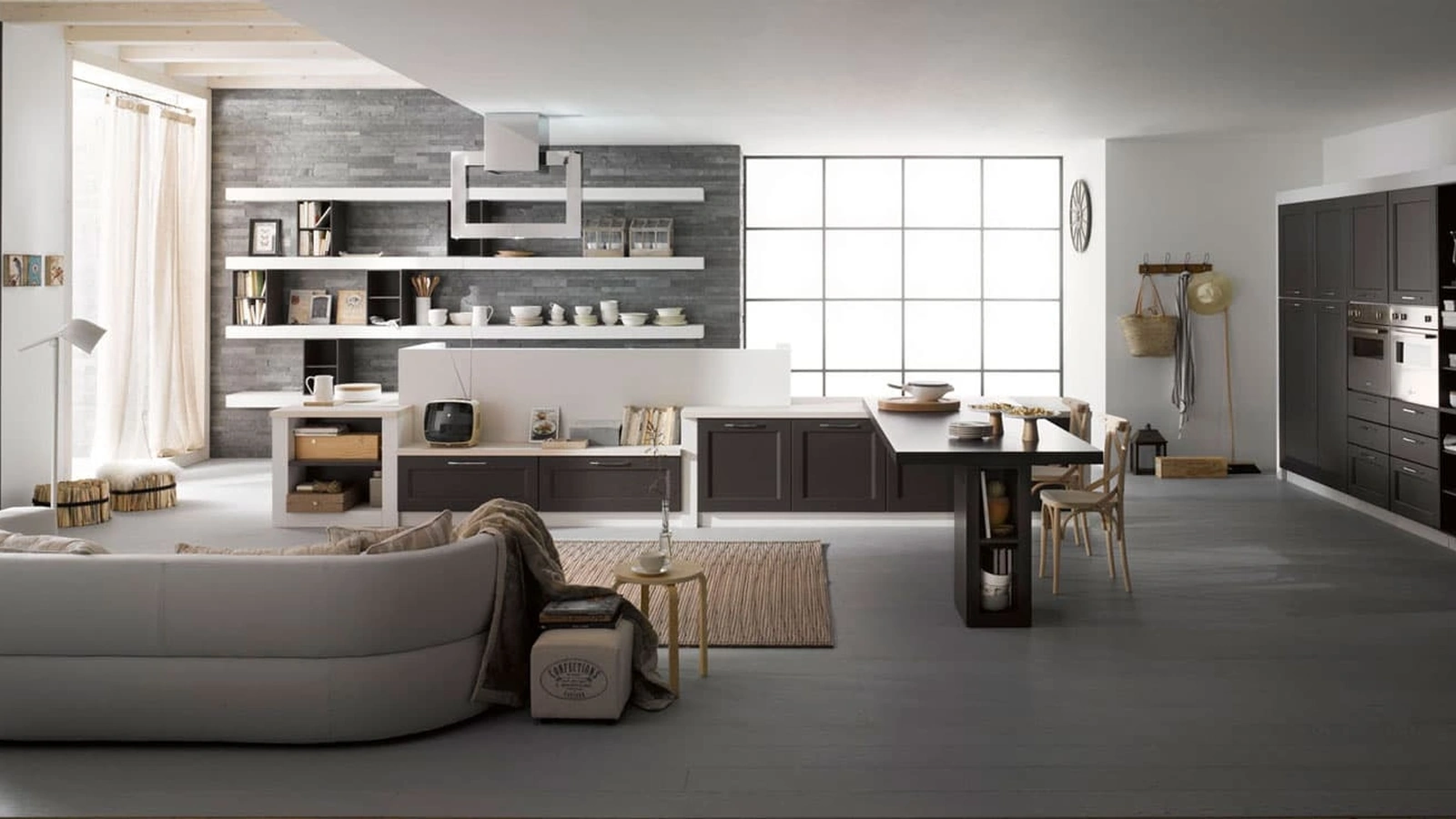 Cucina Classica Asolo con isola di Dibiesse