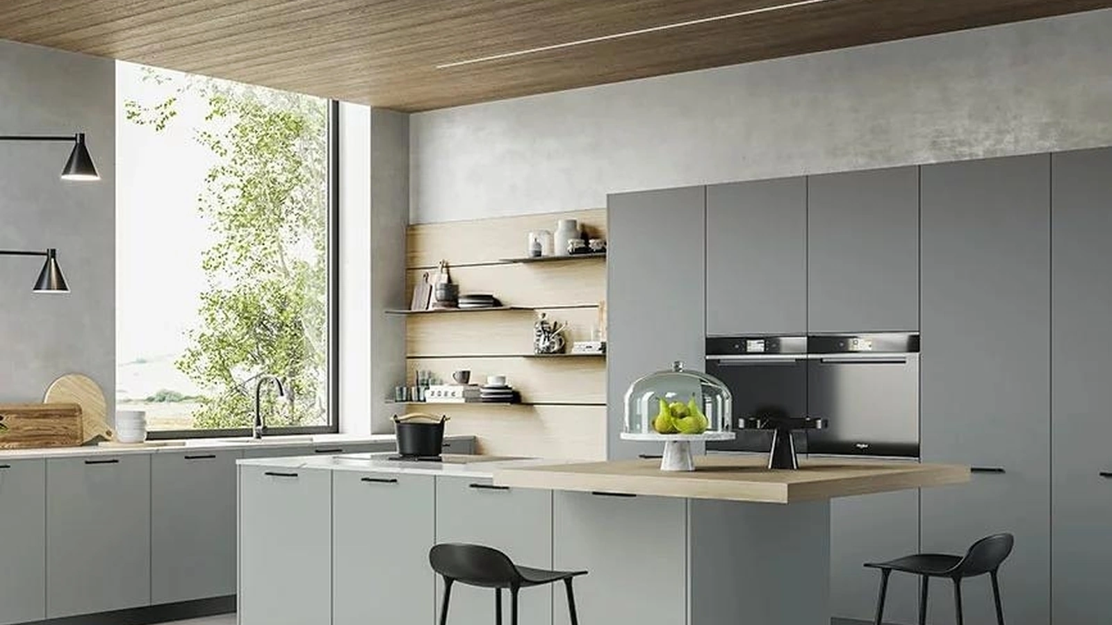 Cucina Moderna All-Around D20 02 di Doimo Cucine