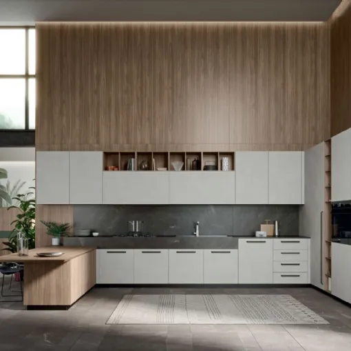 Cucina Moderna Area 22 Maniglia con penisola di Dibiesse