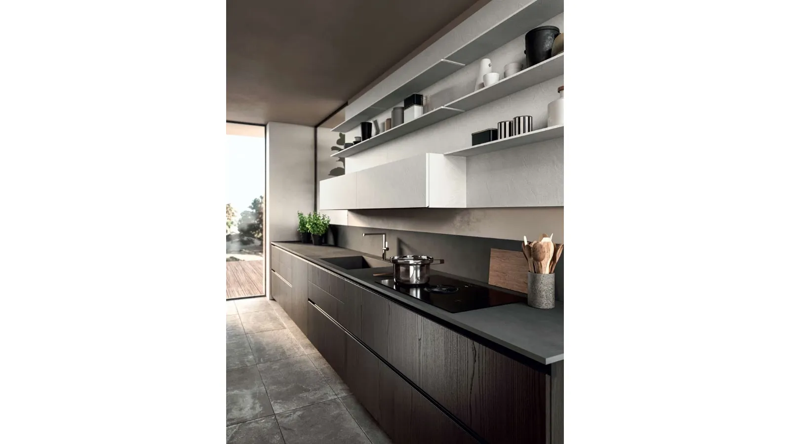 Cucina Moderna Area 22 Time angolare di Dibiesse