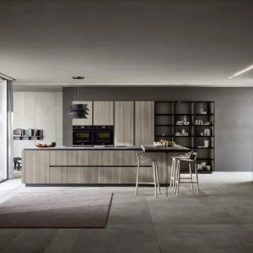 Cucina Moderna Emporio Gola con isola di Dibiesse