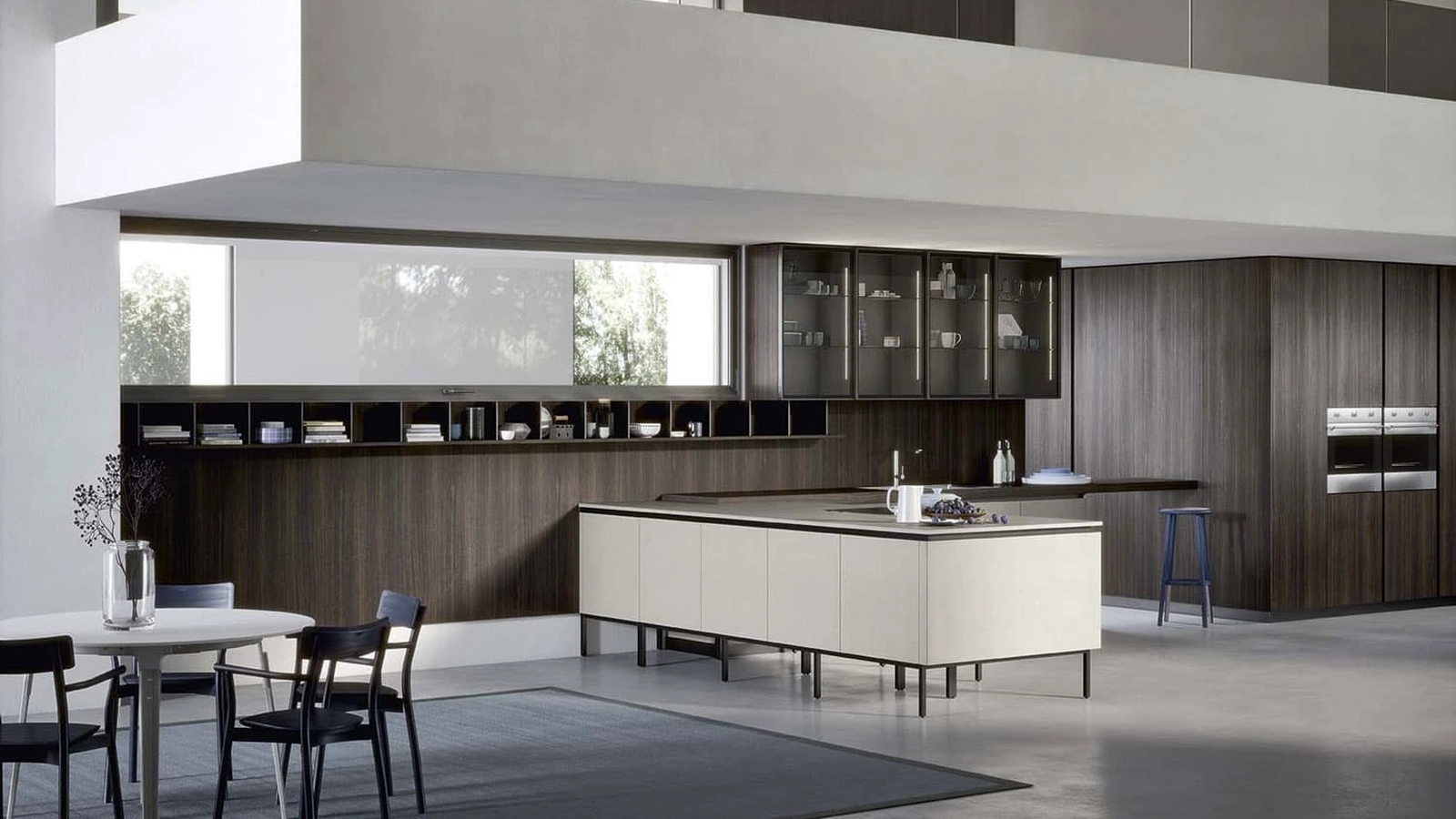 Cucina Moderna Emporio Gola con penisola di Dibiesse