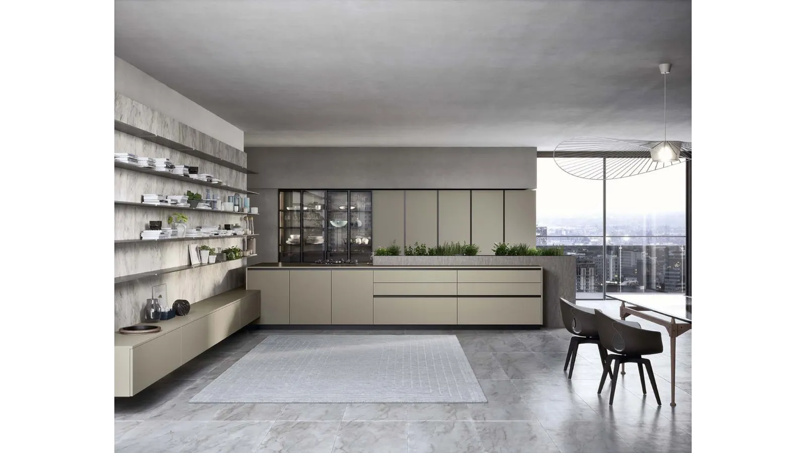 Cucina Moderna Emporio Gola lineare di Dibiesse